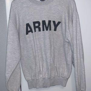 Grey Army Sweatshirt